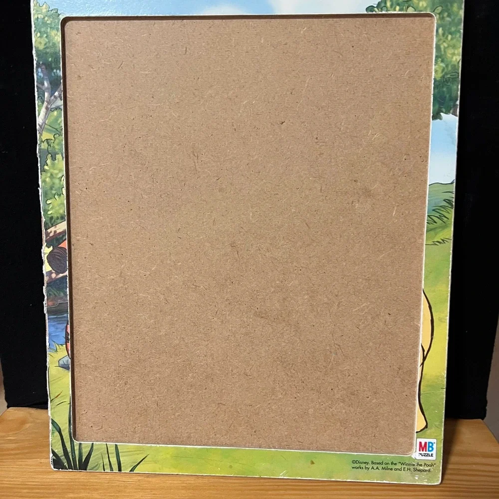 Disney Winnie the Pooh Tigger‎ Eeyore Piglet 9 PC Wooden Puzzle Milton Bradley